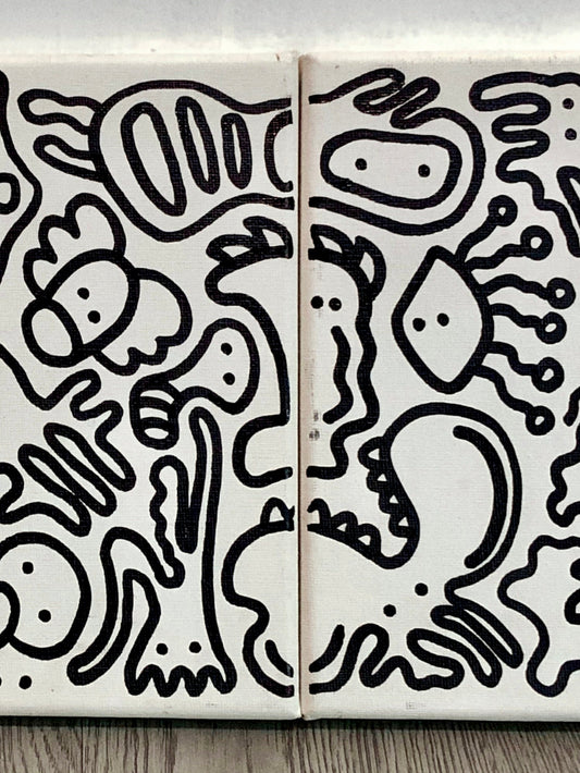 No. 017 | Abstract Doodle (Street Noise Lines)