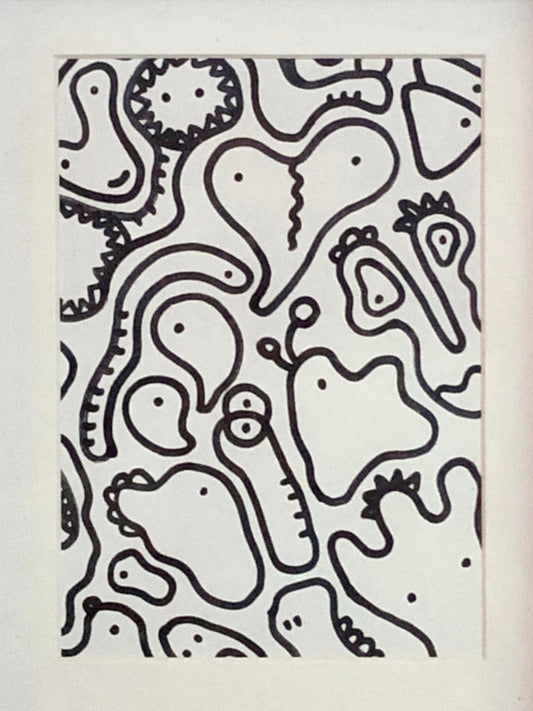 No. 013 | Abstract Doodle (Line Collisions)