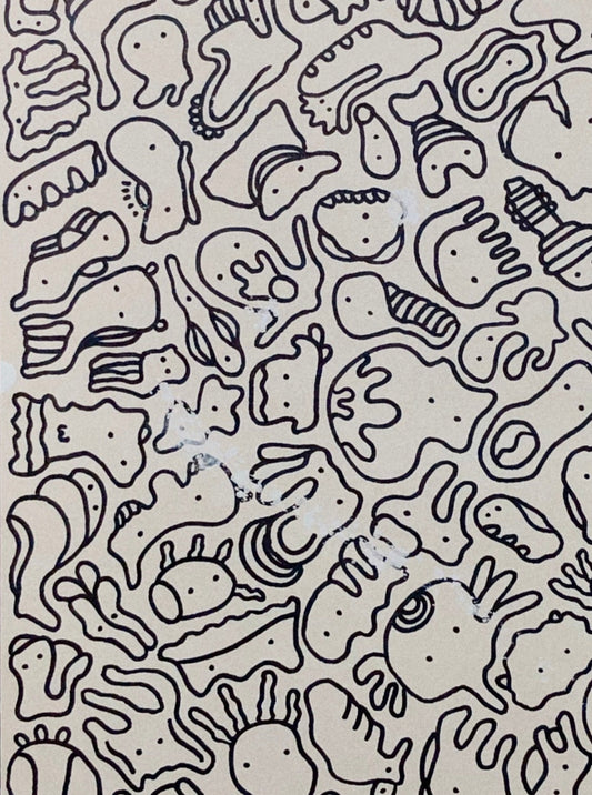 No. 019 | Abstract Doodle (Restless Lines)