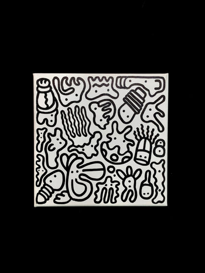 No. 010 | Abstract Doodle (Freehand Lines)