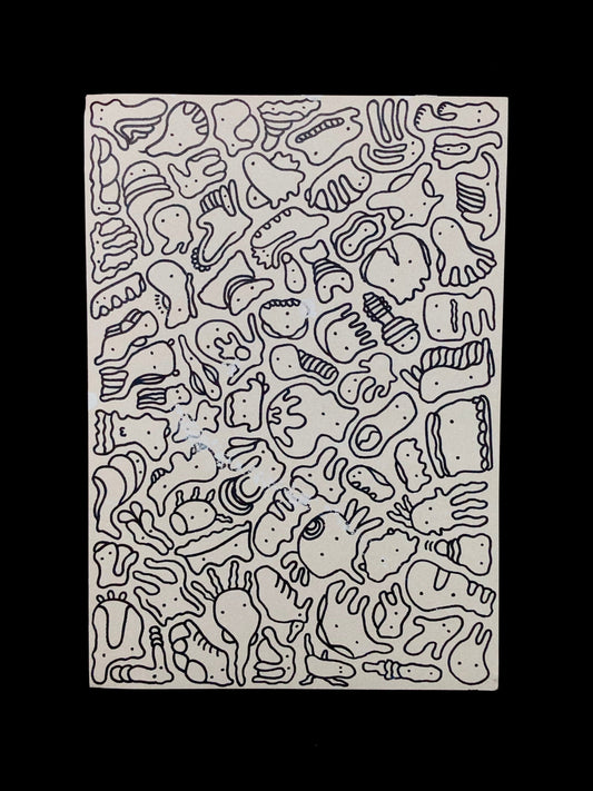 No. 019 | Abstract Doodle (Restless Lines)