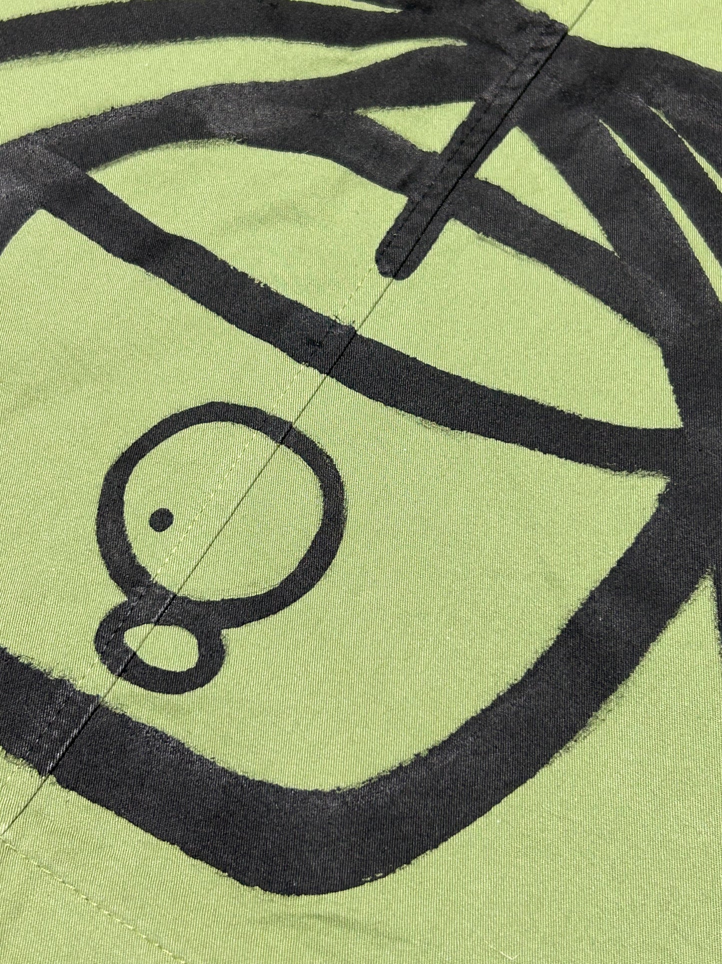 REBEL BLOOM | Green Suit Jacket with Bloom Doodle Back