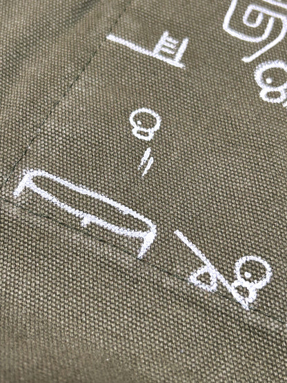 FIELD NOTES | Canvas Tote with Lab Doodle & Ink Wash