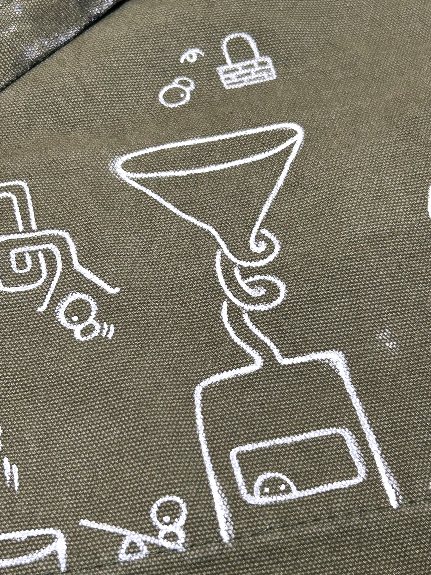 FIELD NOTES | Canvas Tote with Lab Doodle & Ink Wash
