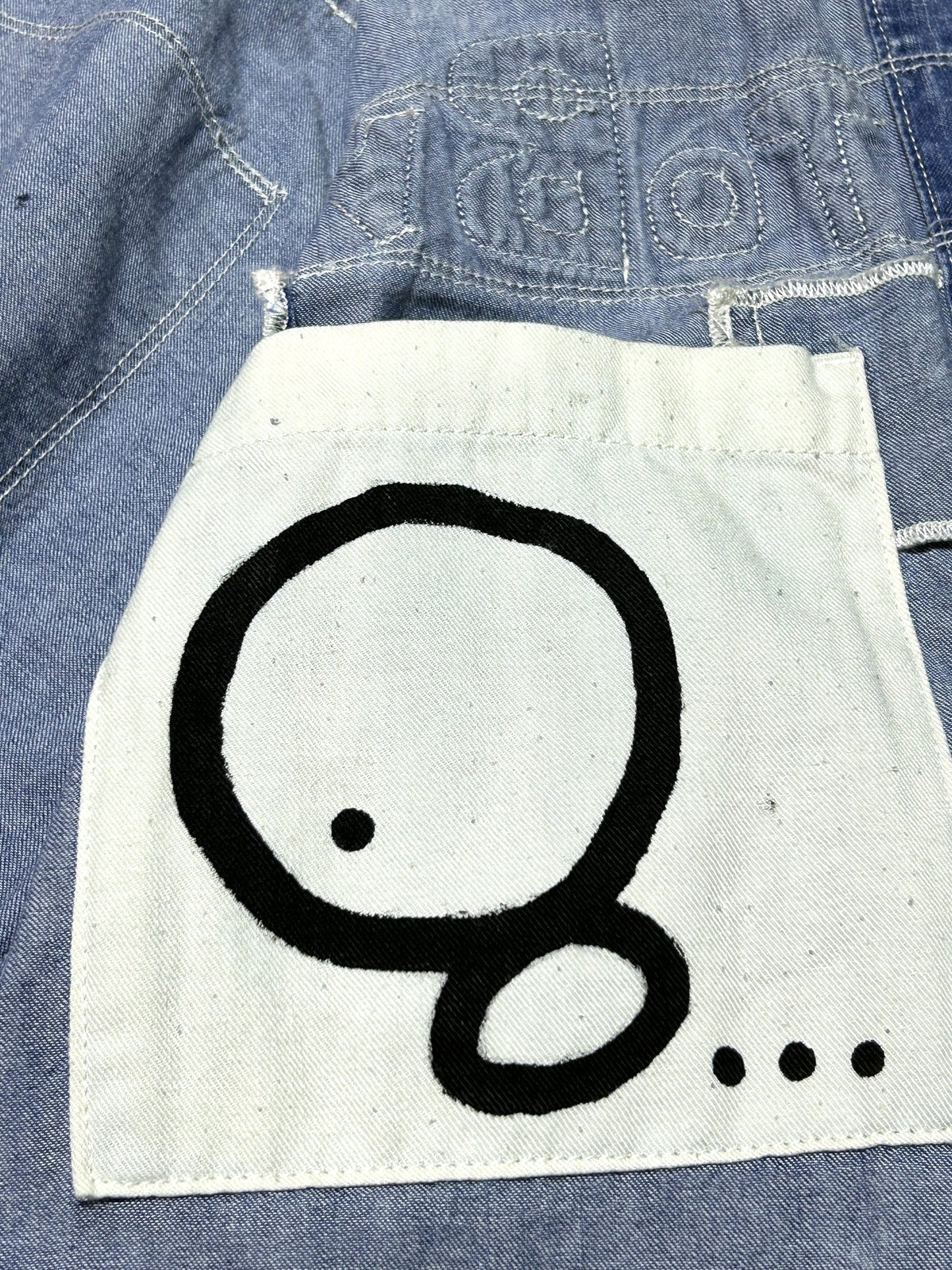 QUIET RIOT | Denim Shirt Jacket with a Loud Back