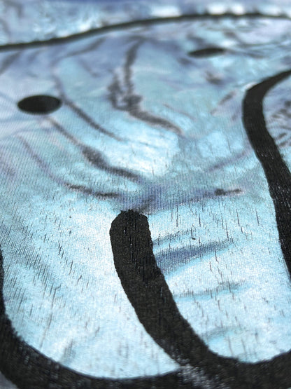 SECOND SKIN | Remade Denim Shirt with Vintage Tiger Tee Back