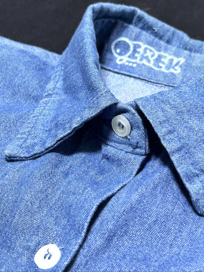 SECOND SKIN | Remade Denim Shirt with Vintage Tiger Tee Back